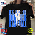 Nice rip Vin Scully Microphone It's Time For Dodgers - Adult & Kids T-Shirts, Sweatshirts & Hoodies apparel design preview 1