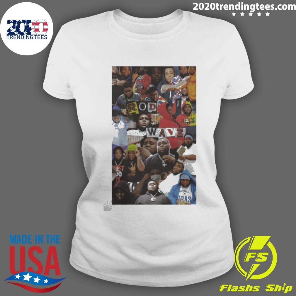 Nice rod Wave Collage Vintage - Adult & Kids T-Shirts, Sweatshirts & Hoodies apparel design preview 3