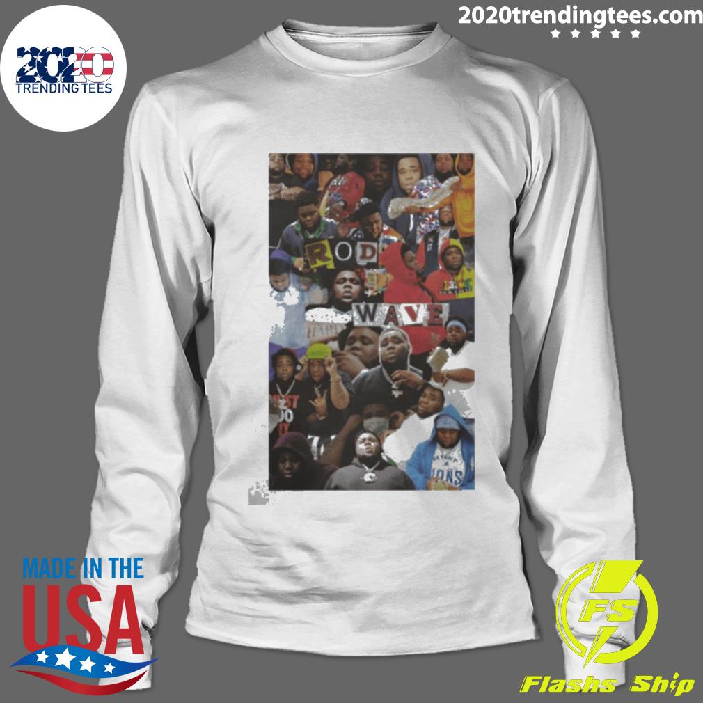 Nice rod Wave Collage Vintage - Adult & Kids T-Shirts, Sweatshirts & Hoodies apparel design preview 4