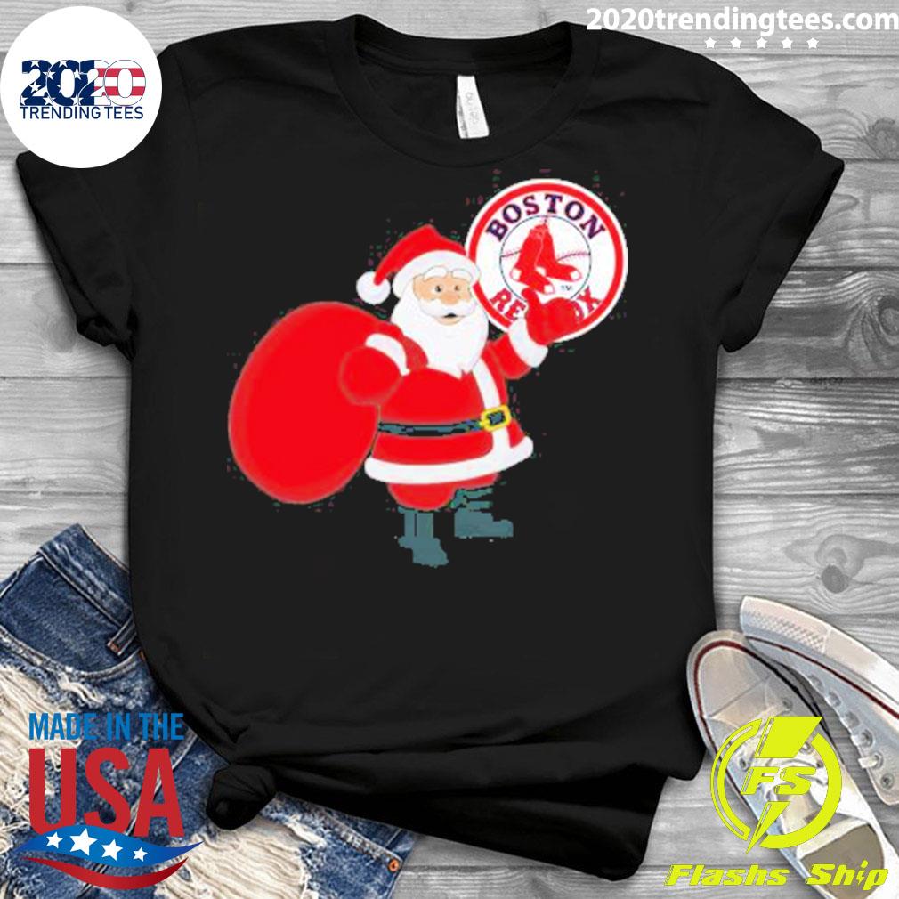 Nice santa Claus Boston Red Sox Mlb Christmas 2022 - Adult & Kids T-Shirts, Sweatshirts & Hoodies apparel design preview 3