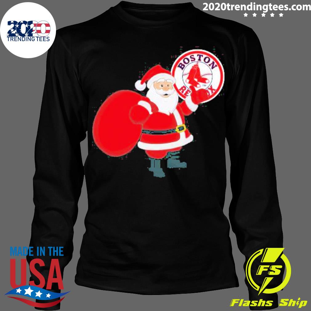 Nice santa Claus Boston Red Sox Mlb Christmas 2022 - Adult & Kids T-Shirts, Sweatshirts & Hoodies apparel design preview 4