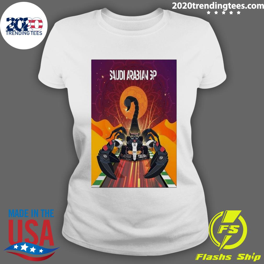 Nice scuderia Alphatauri Saudi Arabian Poster - Adult & Kids T-Shirts, Sweatshirts & Hoodies apparel design preview 3