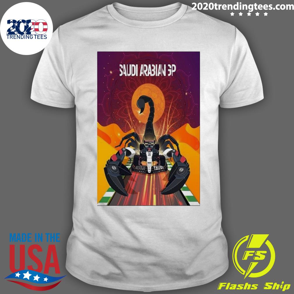 Nice scuderia Alphatauri Saudi Arabian Poster - Adult & Kids T-Shirts, Sweatshirts & Hoodies apparel design preview 1