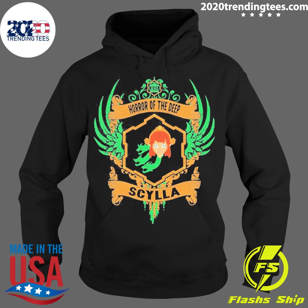 Nice scylla Horror Of The Deep SMITE - Adult & Kids T-Shirts, Sweatshirts & Hoodies apparel design preview 2