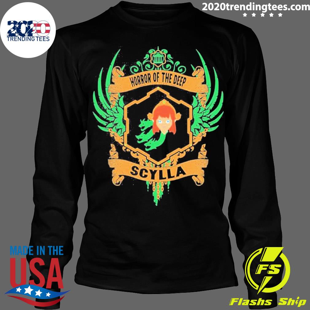 Nice scylla Horror Of The Deep SMITE - Adult & Kids T-Shirts, Sweatshirts & Hoodies apparel design preview 4
