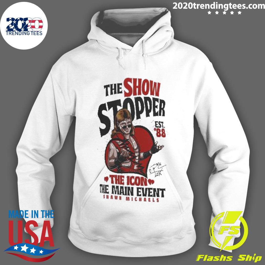 Nice shawn Michaels The Show Stopper Marquee - Adult & Kids T-Shirts, Sweatshirts & Hoodies apparel design preview 2