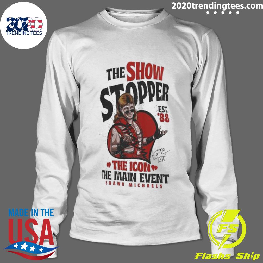 Nice shawn Michaels The Show Stopper Marquee - Adult & Kids T-Shirts, Sweatshirts & Hoodies apparel design preview 4