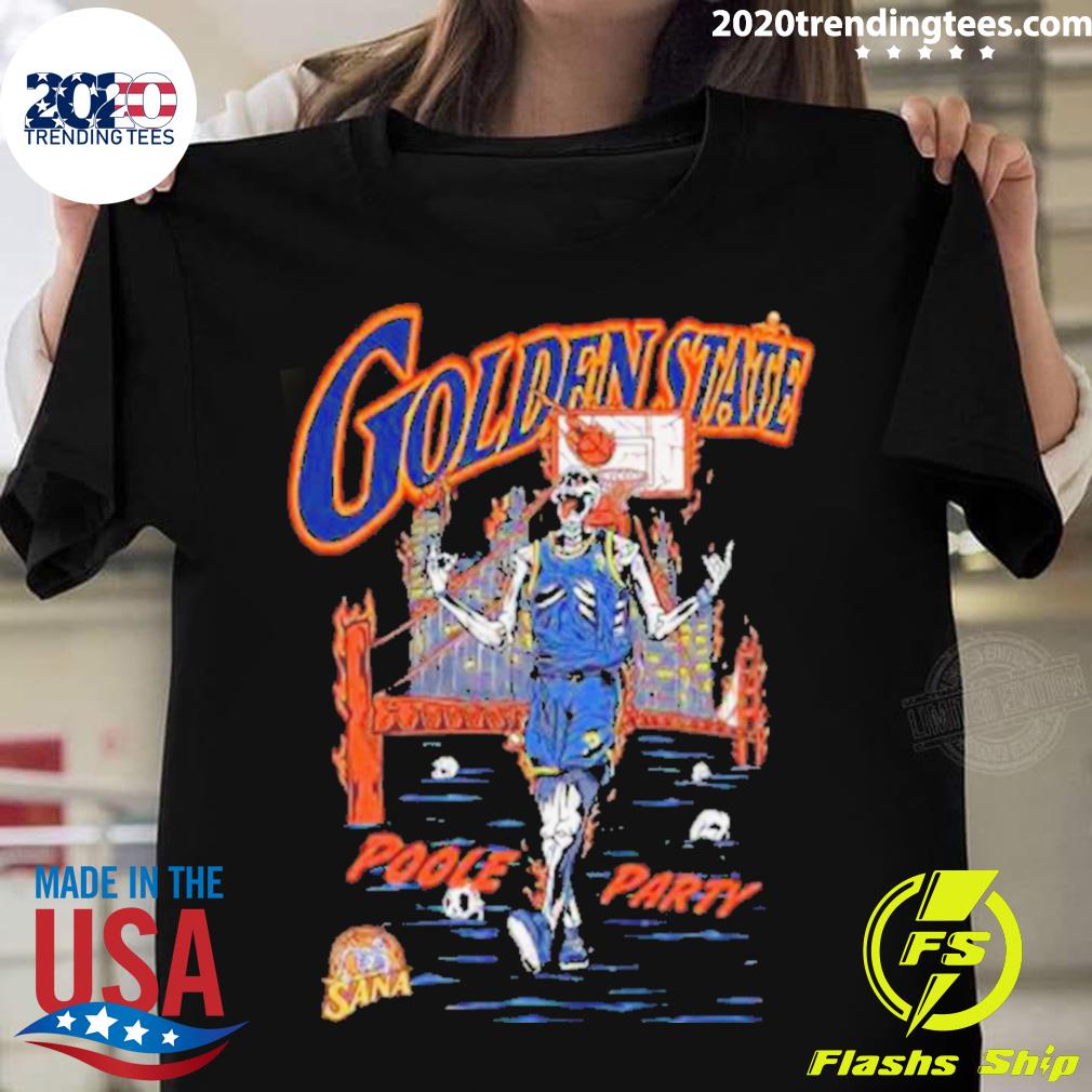 Nice skeleton Golden State Warriors Nba Playoffs - Adult & Kids T-Shirts, Sweatshirts & Hoodies apparel design preview 1