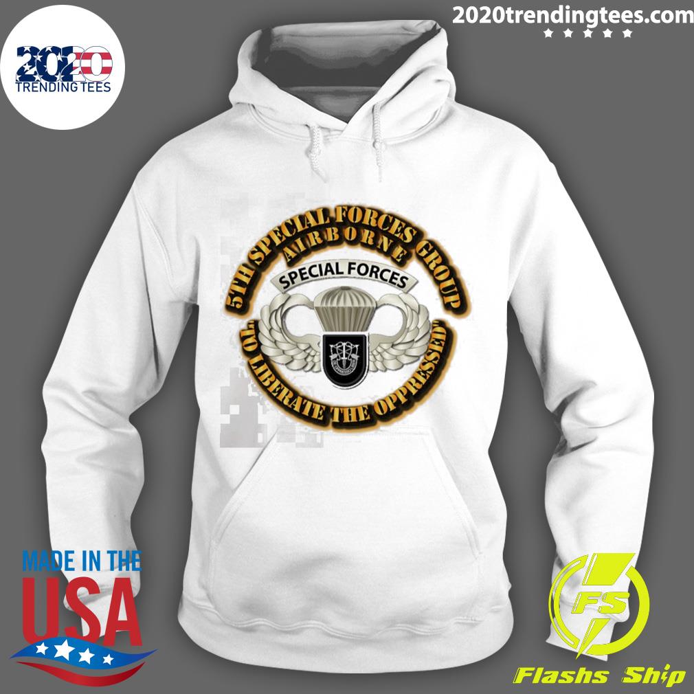 Nice sof 5th Sfg Airborne Badge - Adult & Kids T-Shirts, Sweatshirts & Hoodies apparel design preview 2
