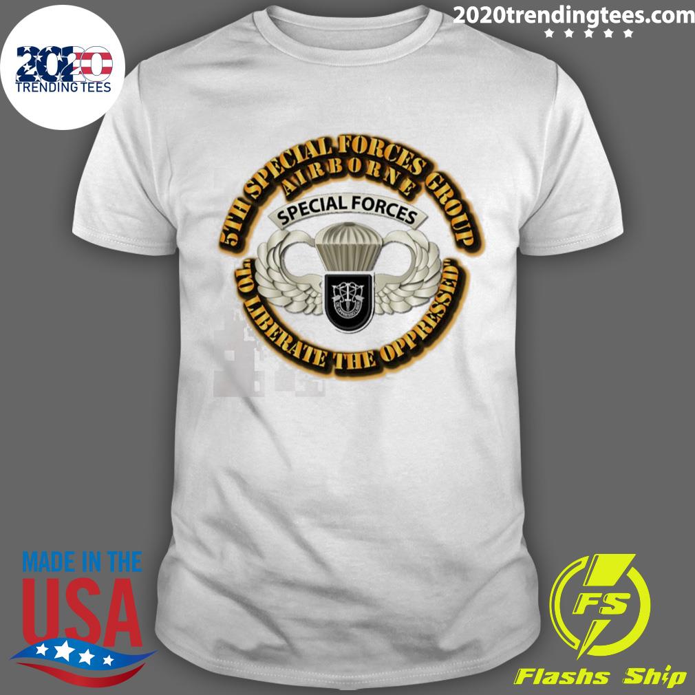 Nice sof 5th Sfg Airborne Badge - Adult & Kids T-Shirts, Sweatshirts & Hoodies apparel design preview 1