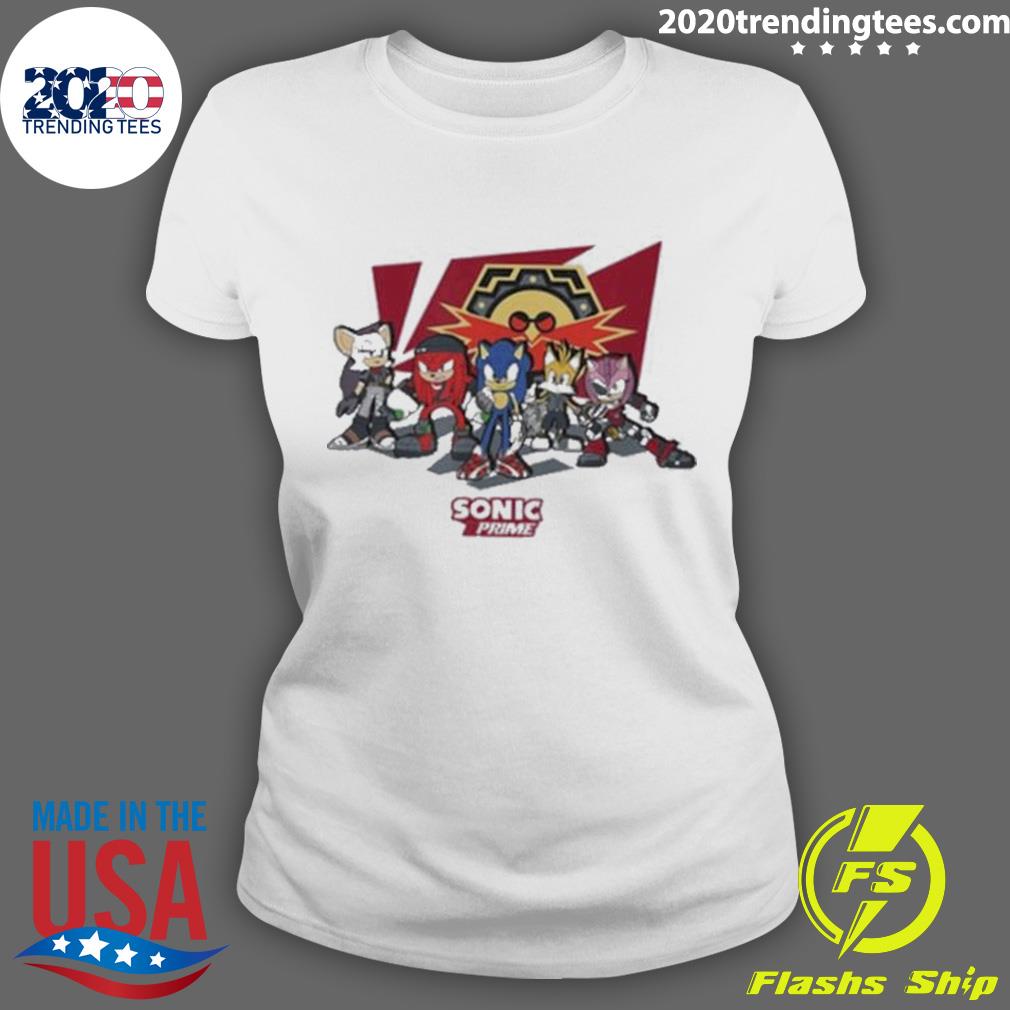 Nice sonic Prime Team - Adult & Kids T-Shirts, Sweatshirts & Hoodies apparel design preview 3