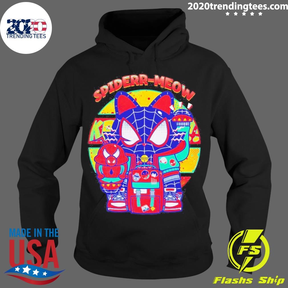 Nice spiderr Meow - Adult & Kids T-Shirts, Sweatshirts & Hoodies apparel design preview 2