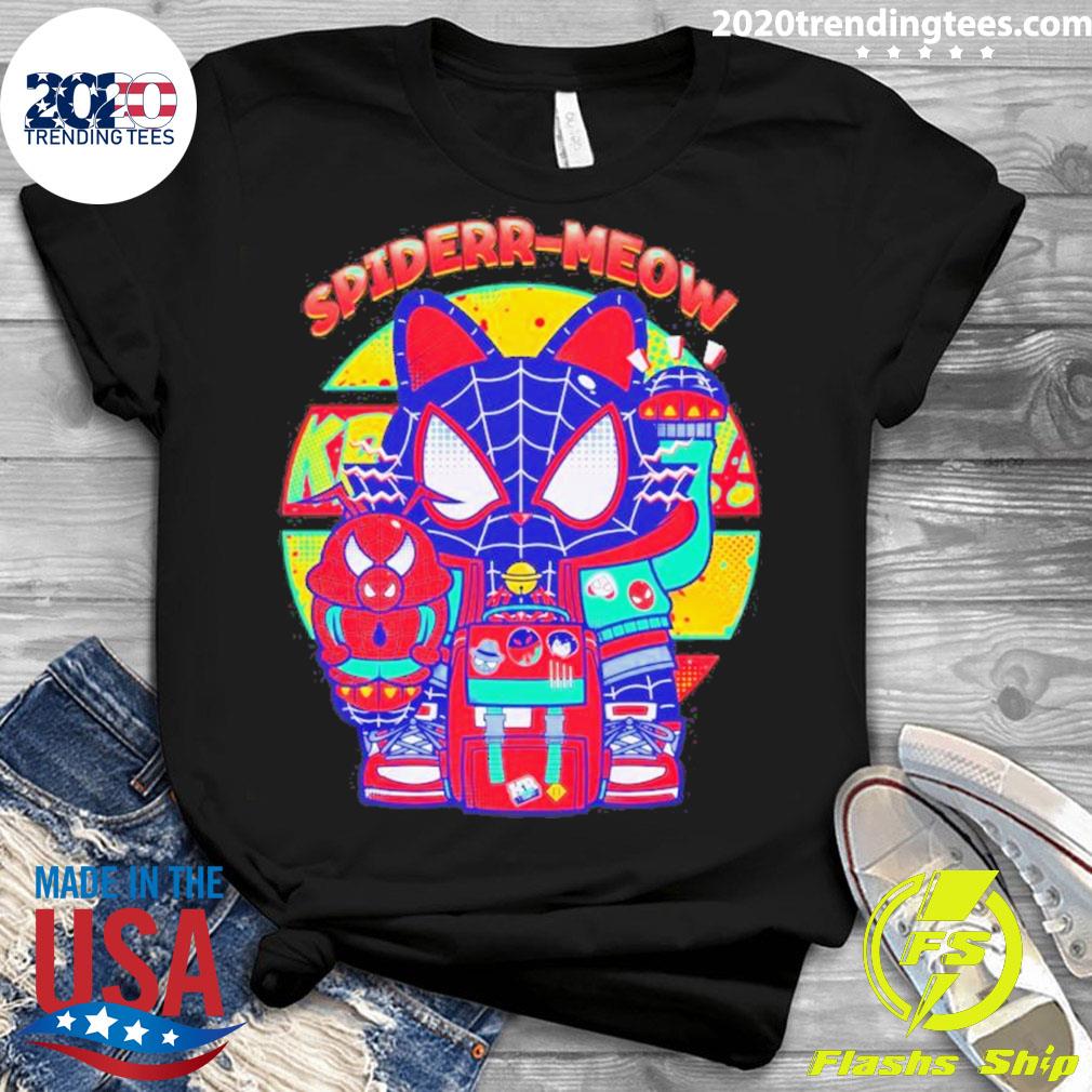 Nice spiderr Meow - Adult & Kids T-Shirts, Sweatshirts & Hoodies apparel design preview 3