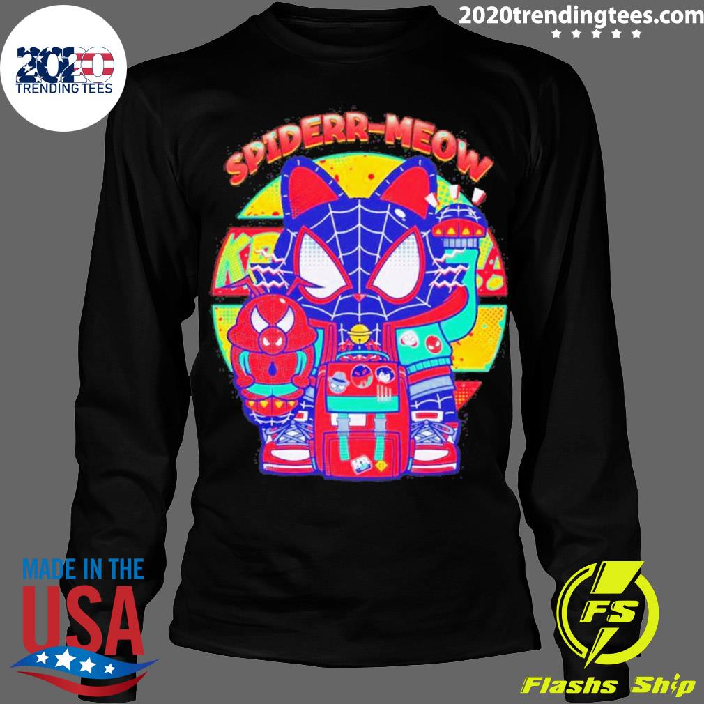 Nice spiderr Meow - Adult & Kids T-Shirts, Sweatshirts & Hoodies apparel design preview 4