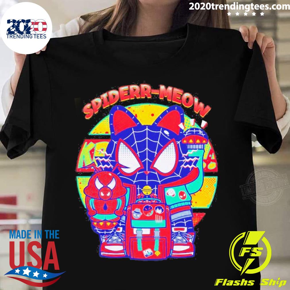 Nice spiderr Meow - Adult & Kids T-Shirts, Sweatshirts & Hoodies apparel design preview 1