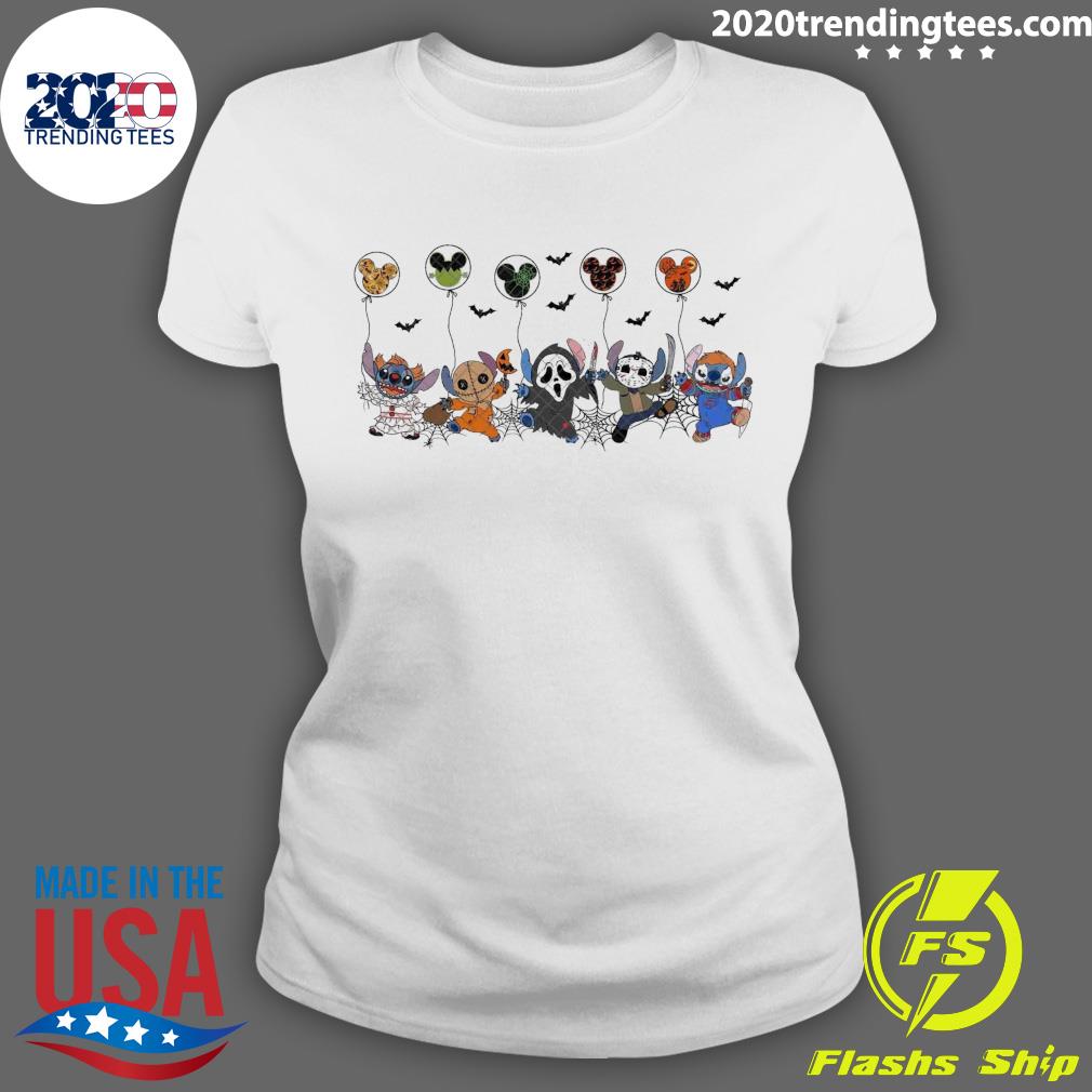 Nice stitch Horror Mickey Balloon Halloween - Adult & Kids T-Shirts, Sweatshirts & Hoodies apparel design preview 3