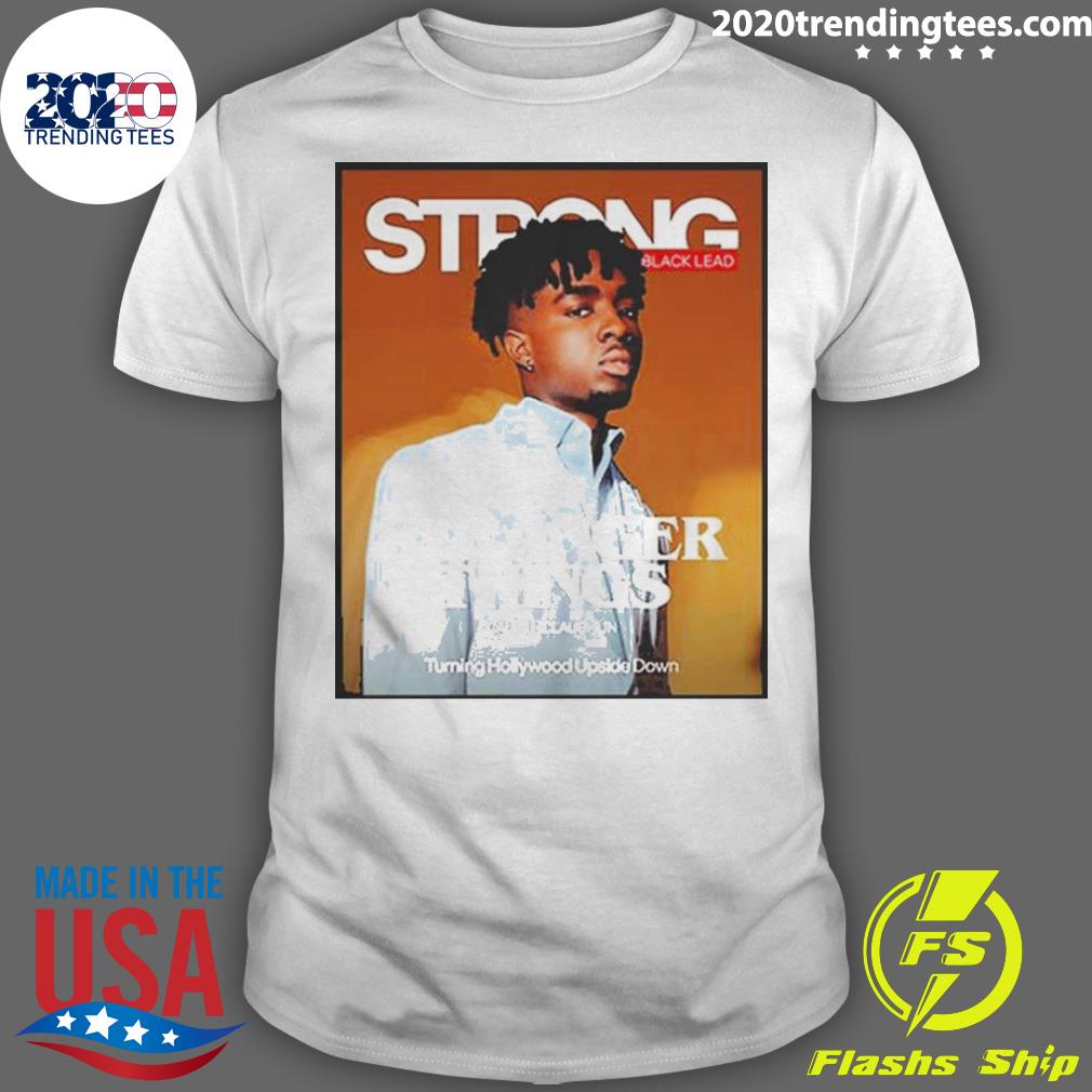 Nice stranger Things Caleb Mclaughlin Turning - Adult & Kids T-Shirts, Sweatshirts & Hoodies apparel design preview 1