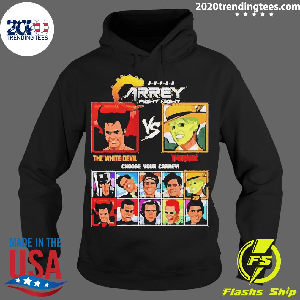 Nice super Arrey Fight Night The White Devil Vs Mask - Adult & Kids T-Shirts, Sweatshirts & Hoodies apparel design preview 2