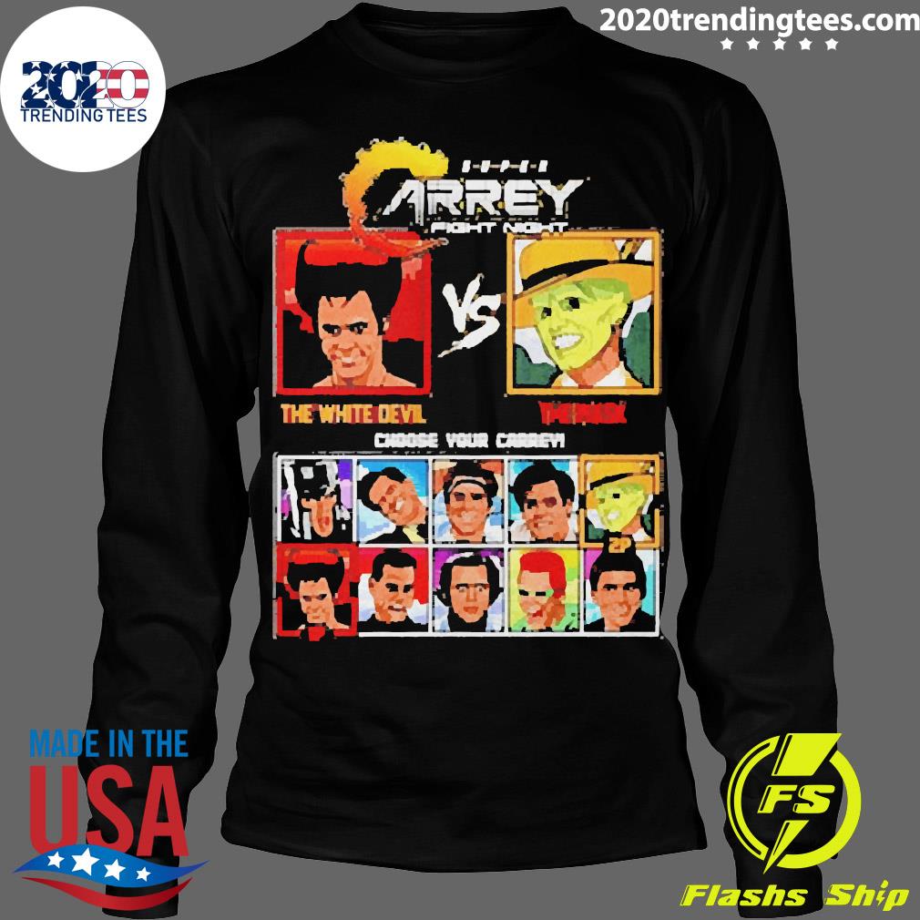 Nice super Arrey Fight Night The White Devil Vs Mask - Adult & Kids T-Shirts, Sweatshirts & Hoodies apparel design preview 4