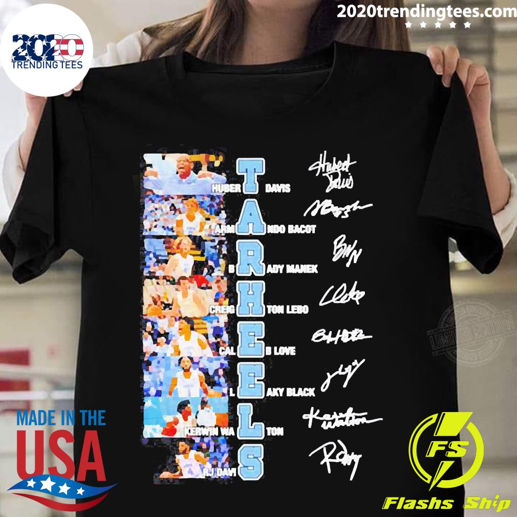 Nice tar Heels Player Signatures - Adult & Kids T-Shirts, Sweatshirts & Hoodies apparel design preview 1