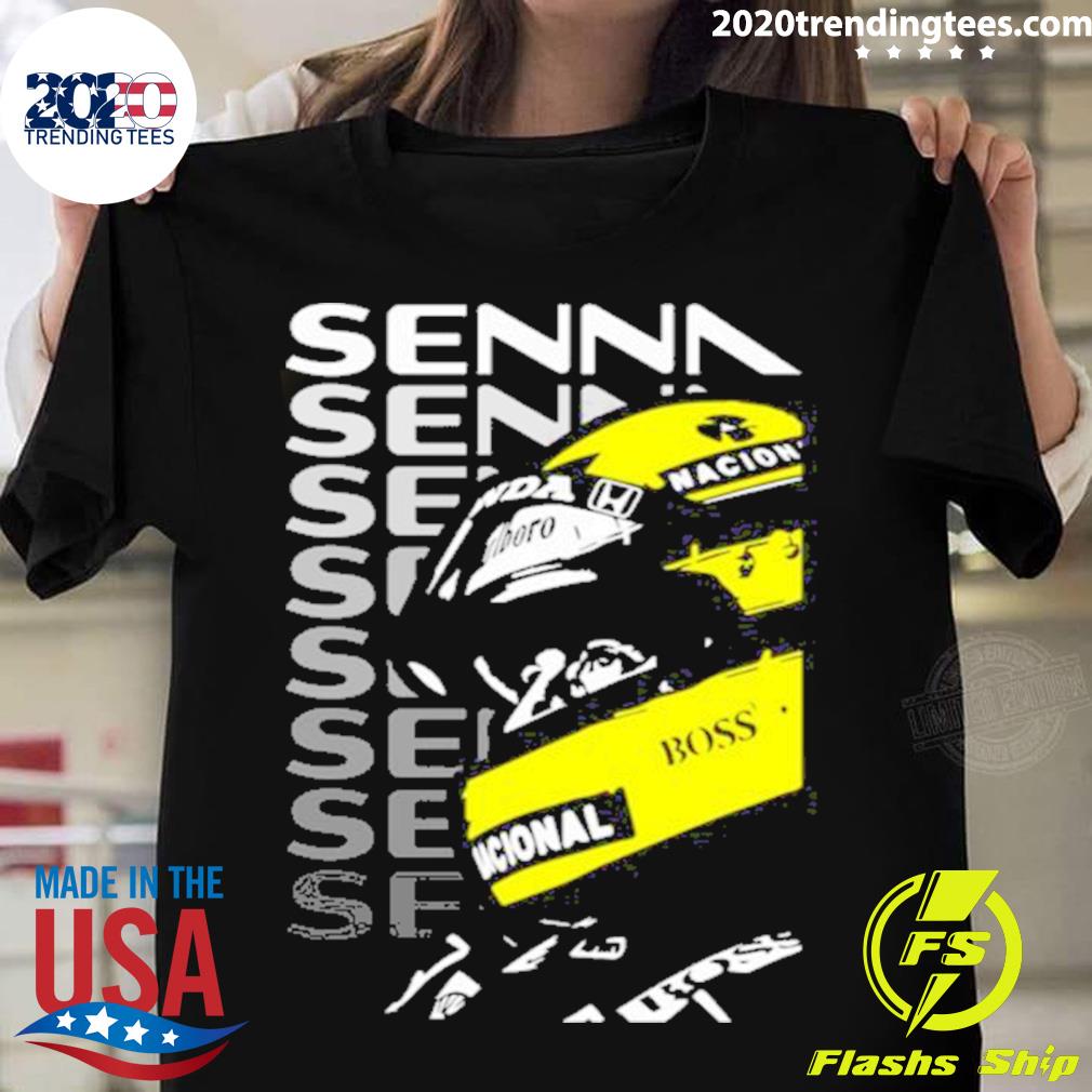 Nice the Best Moment Of Ayrton Senna - Adult & Kids T-Shirts, Sweatshirts & Hoodies apparel design preview 1