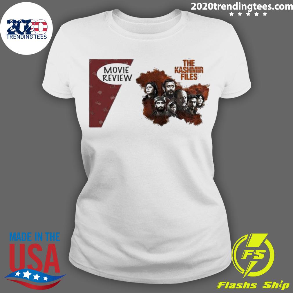 Nice the Kashmir Files Movie Review By A Kashmiri - Adult & Kids T-Shirts, Sweatshirts & Hoodies apparel design preview 3
