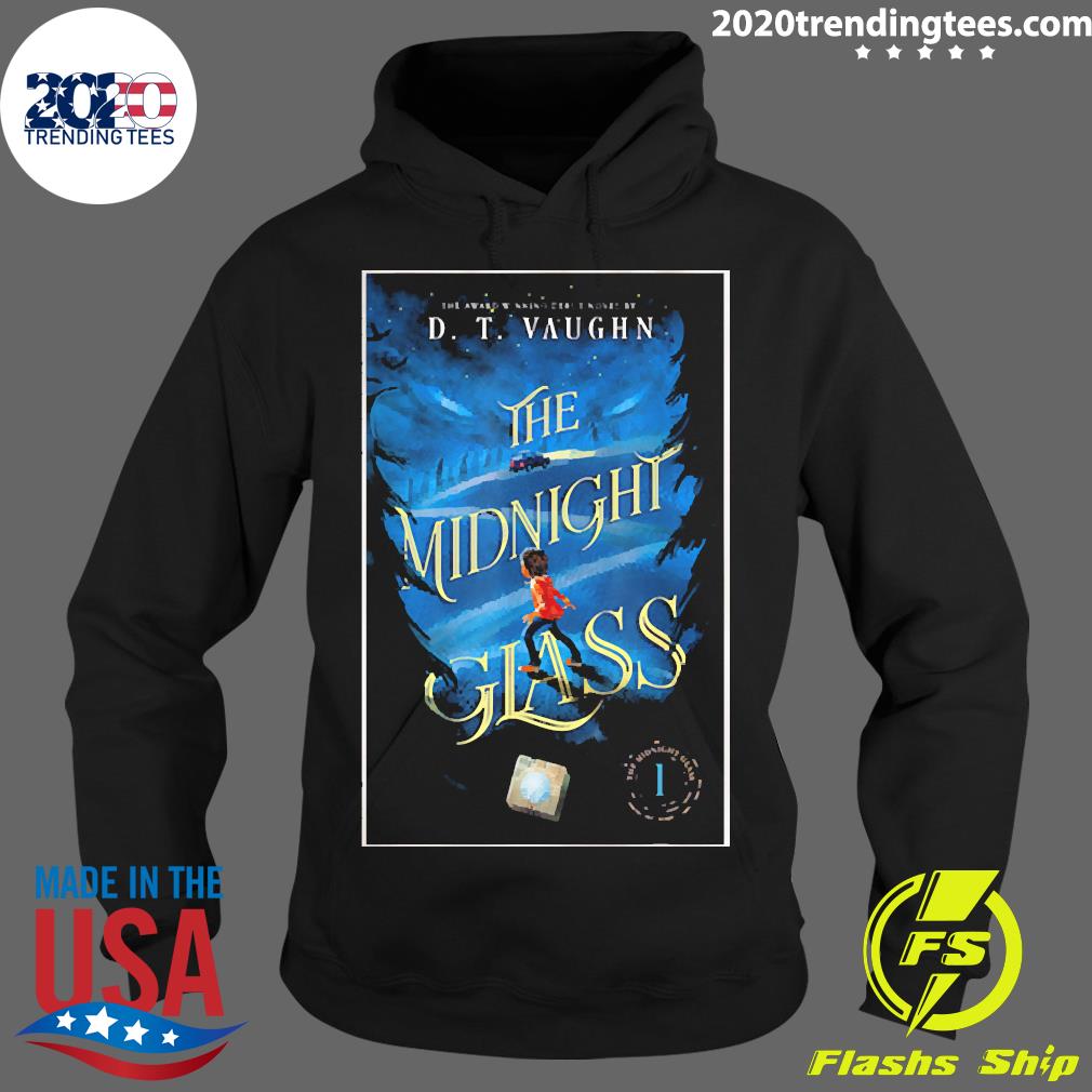 Nice the Midnight Glass Book Cover by D. T. Vaughn - Adult & Kids T-Shirts, Sweatshirts & Hoodies apparel design preview 2