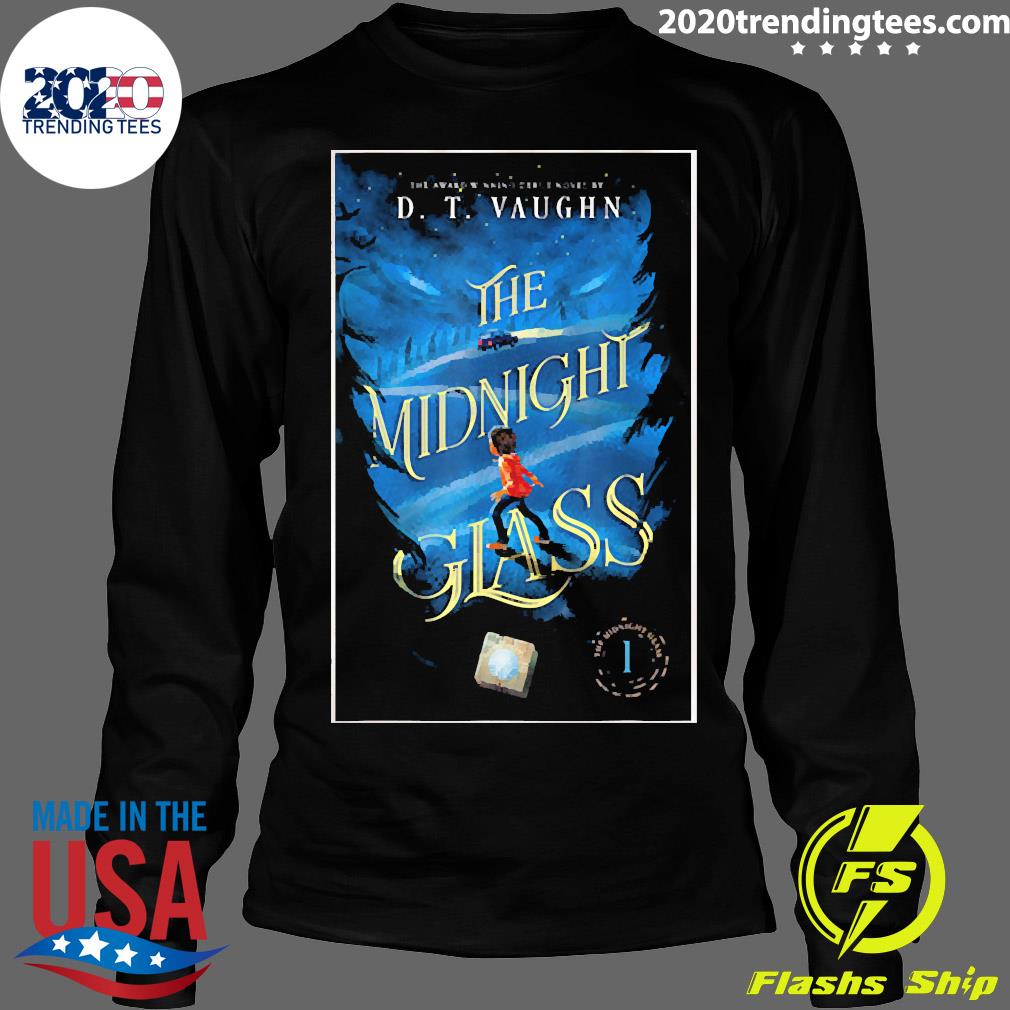 Nice the Midnight Glass Book Cover by D. T. Vaughn - Adult & Kids T-Shirts, Sweatshirts & Hoodies apparel design preview 4