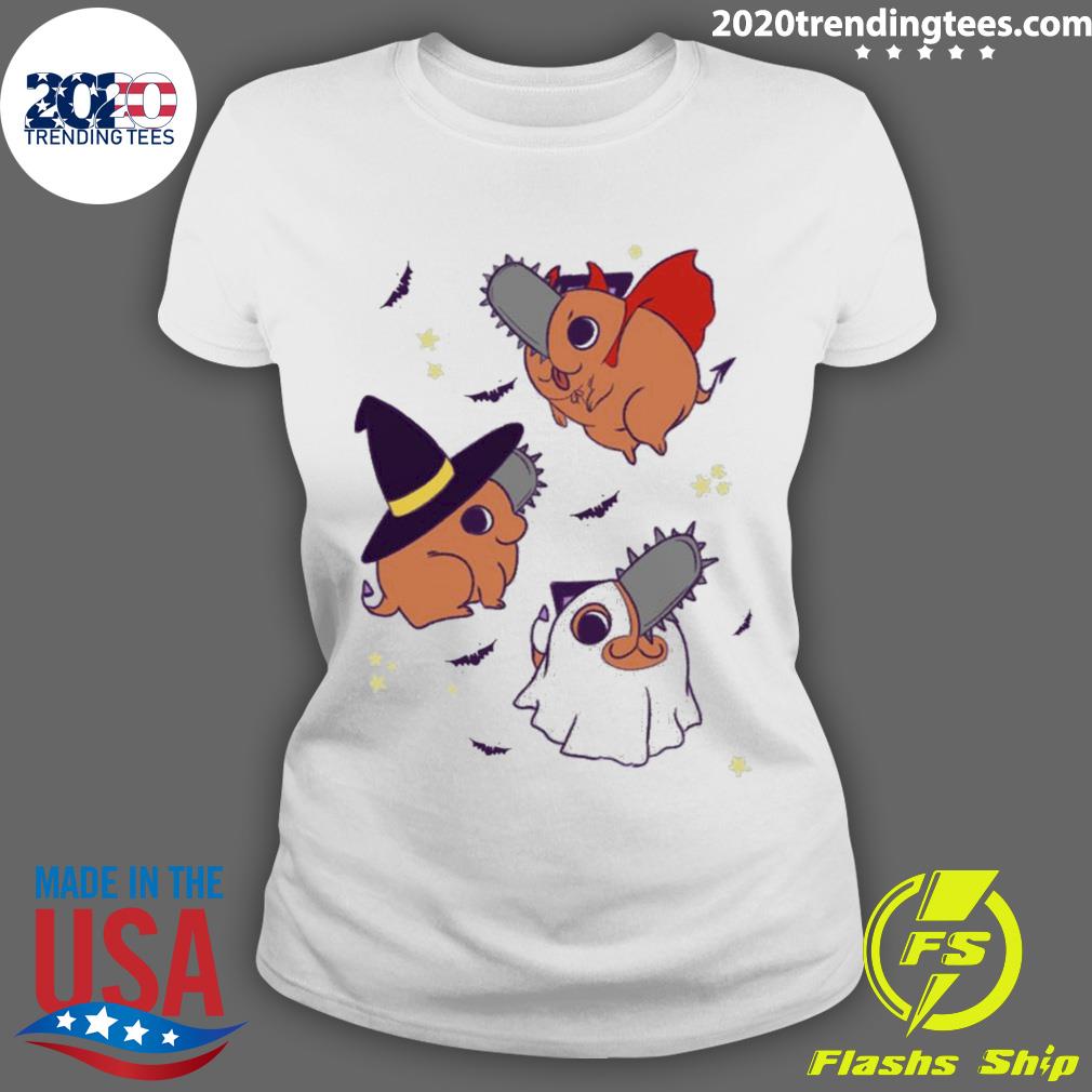 Nice the Witch Pochita Chainsaw Man Art - Adult & Kids T-Shirts, Sweatshirts & Hoodies apparel design preview 3