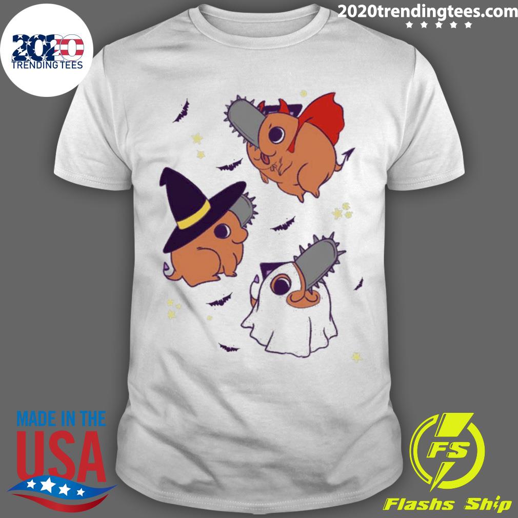 Nice the Witch Pochita Chainsaw Man Art - Adult & Kids T-Shirts, Sweatshirts & Hoodies apparel design preview 1