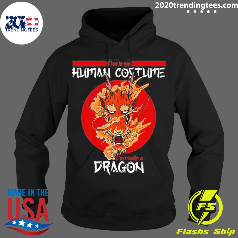 Nice this Is My Human Halloween Chinese - Adult & Kids T-Shirts, Sweatshirts & Hoodies apparel design preview 2