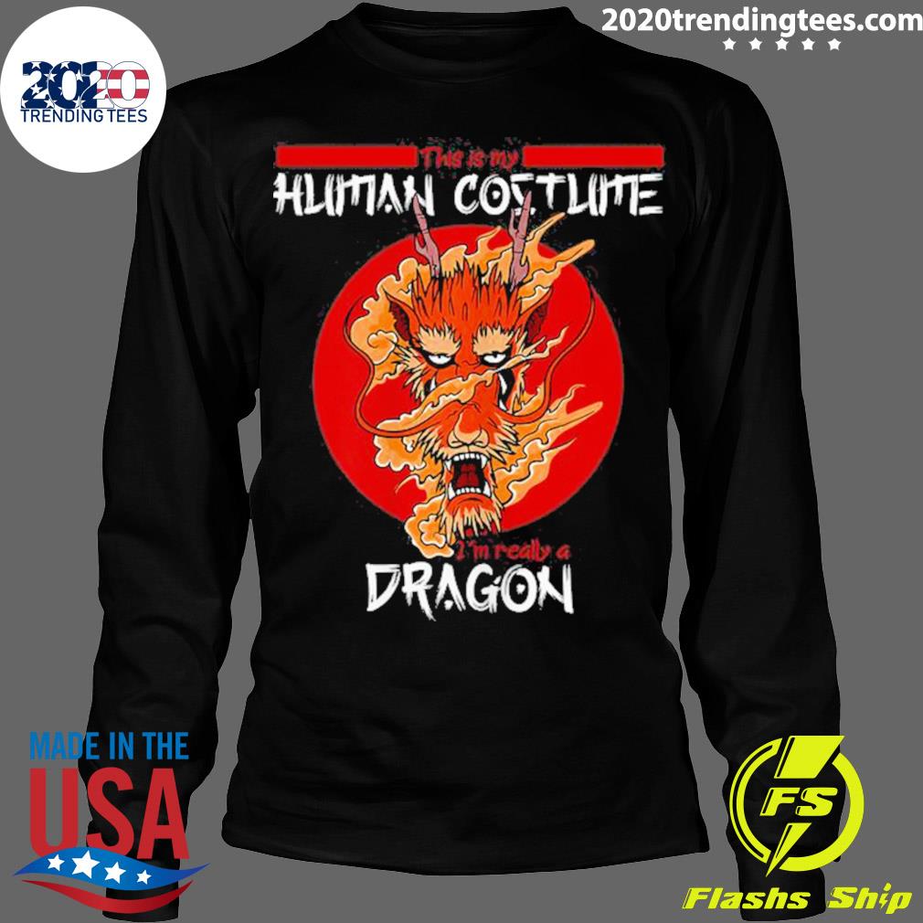Nice this Is My Human Halloween Chinese - Adult & Kids T-Shirts, Sweatshirts & Hoodies apparel design preview 4