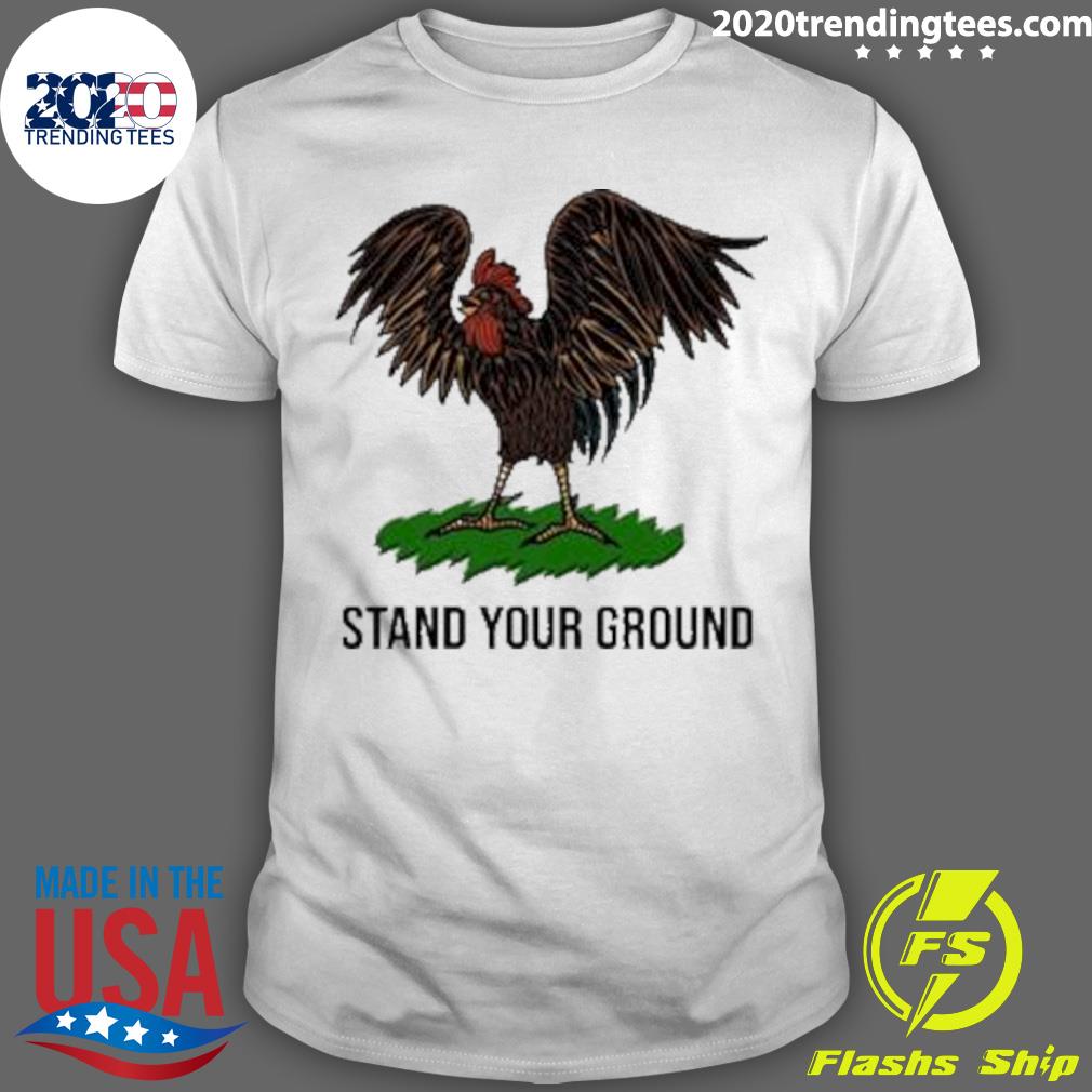 Nice tim Pool Timcast Store Chicken Stand Your Ground - Adult & Kids T-Shirts, Sweatshirts & Hoodies apparel design preview 1