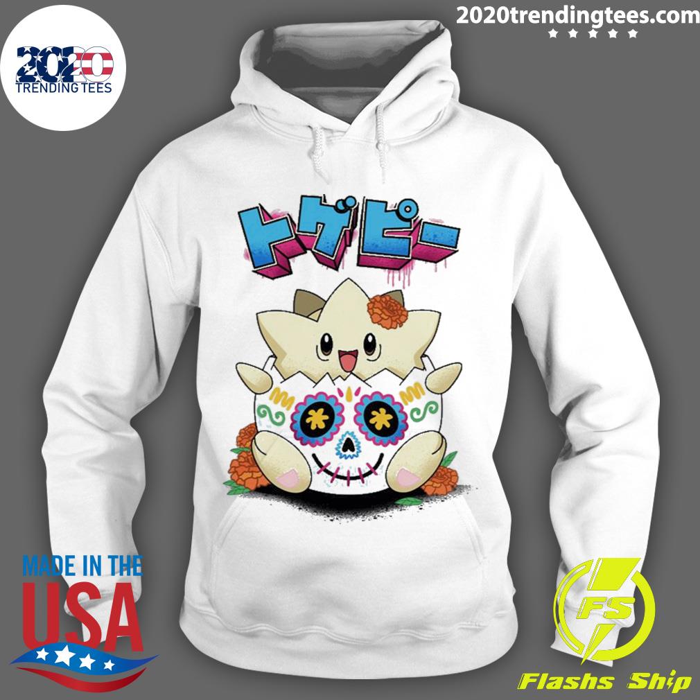 Nice togepi Calaverita And Cempasuchil Pokemon Day Of - Adult & Kids T-Shirts, Sweatshirts & Hoodies apparel design preview 2