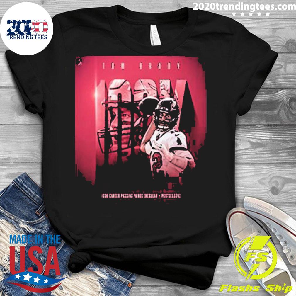 Nice tom Brady 100k Career Passing Yards Regular And - Adult & Kids T-Shirts, Sweatshirts & Hoodies apparel design preview 3