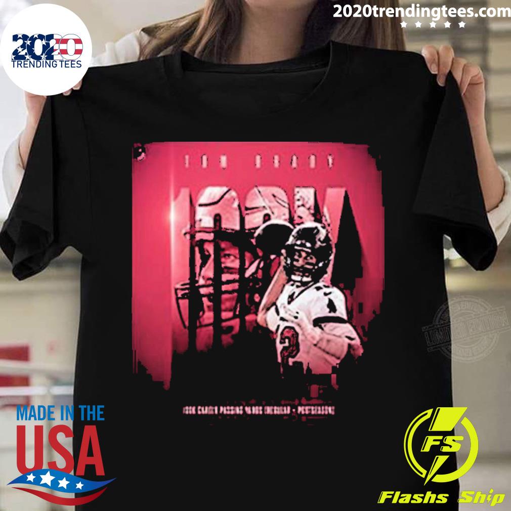 Nice tom Brady 100k Career Passing Yards Regular And - Adult & Kids T-Shirts, Sweatshirts & Hoodies apparel design preview 1