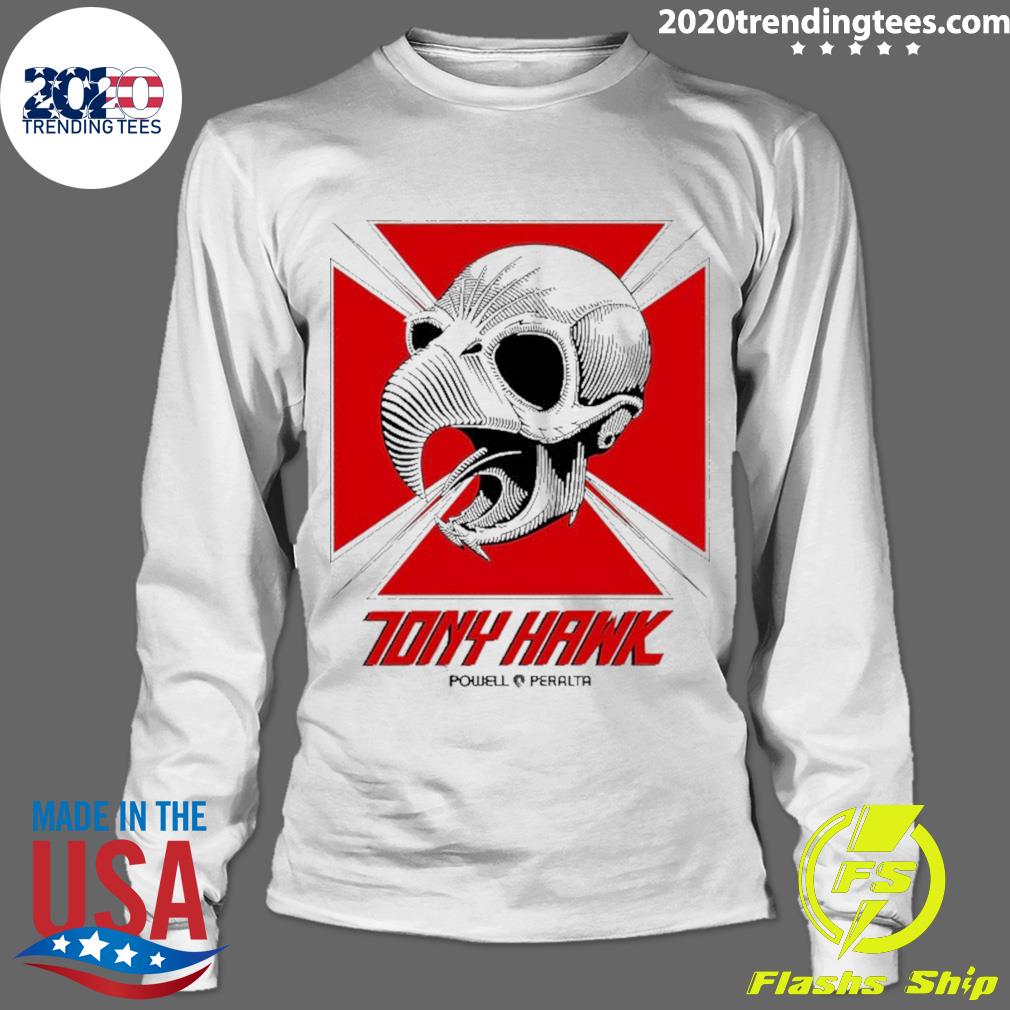 Nice tony Hawk Powell Peralta Skateboarding - Adult & Kids T-Shirts, Sweatshirts & Hoodies apparel design preview 4