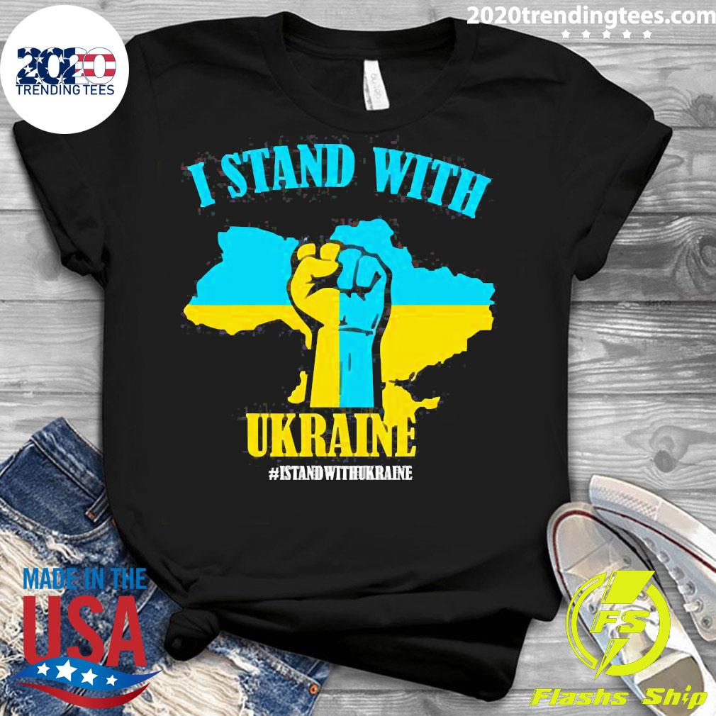 Nice ukraine I Stand With Flag - Adult & Kids T-Shirts, Sweatshirts & Hoodies apparel design preview 3