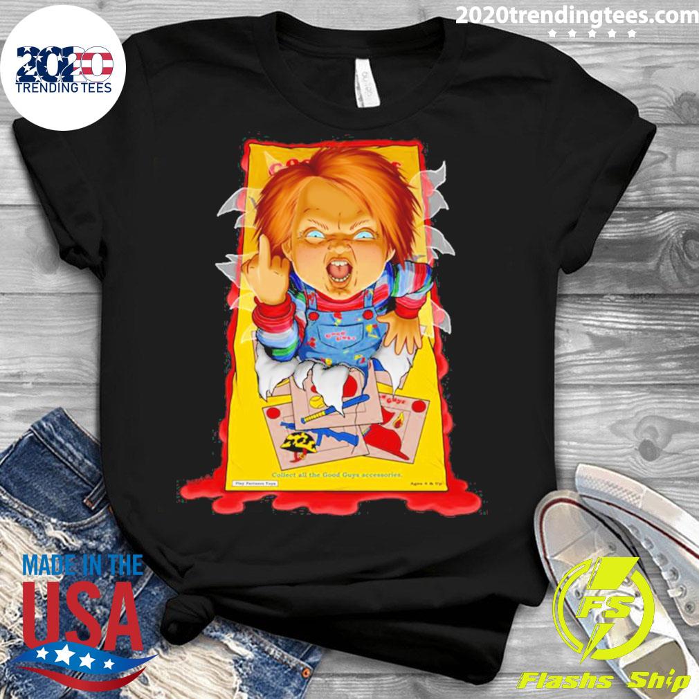 Nice unboxing Chucky - Adult & Kids T-Shirts, Sweatshirts & Hoodies apparel design preview 3