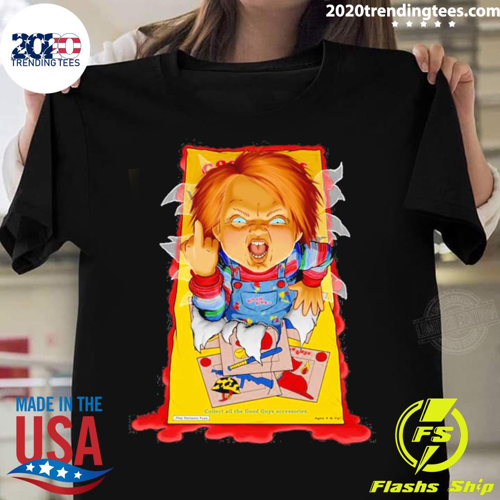 Nice unboxing Chucky - Adult & Kids T-Shirts, Sweatshirts & Hoodies apparel design preview 1