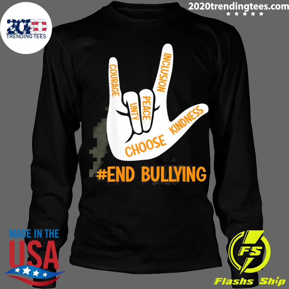 Nice unity Day Orange Kids 2022 Stop Bullying Love - Adult & Kids T-Shirts, Sweatshirts & Hoodies apparel design preview 4