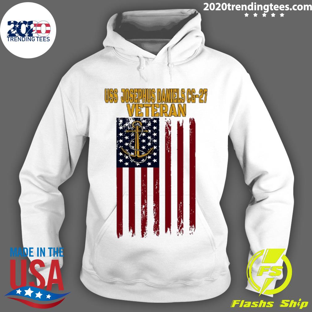 Nice uss Josephus Daniels Cg-27 Cruiser Veterans Day - Adult & Kids T-Shirts, Sweatshirts & Hoodies apparel design preview 2