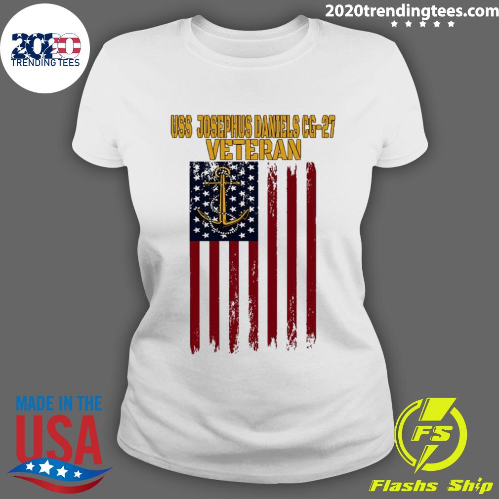Nice uss Josephus Daniels Cg-27 Cruiser Veterans Day - Adult & Kids T-Shirts, Sweatshirts & Hoodies apparel design preview 3