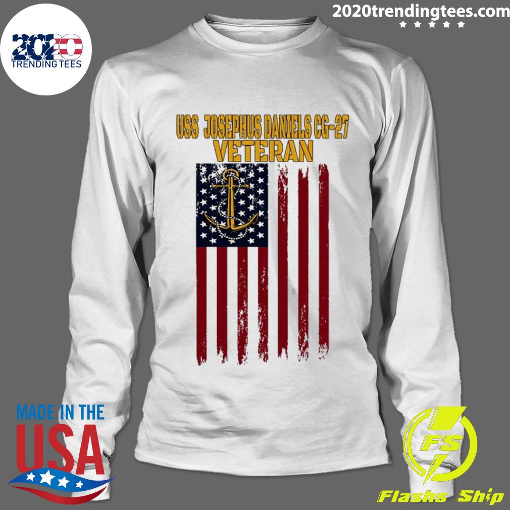 Nice uss Josephus Daniels Cg-27 Cruiser Veterans Day - Adult & Kids T-Shirts, Sweatshirts & Hoodies apparel design preview 4