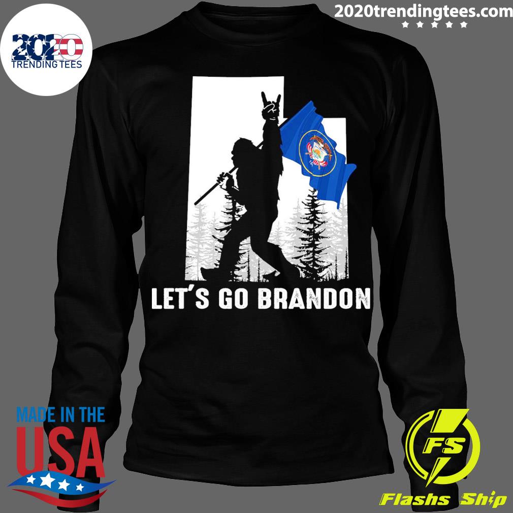 Nice utah America Bigfoot Let's Go Brandon - Adult & Kids T-Shirts, Sweatshirts & Hoodies apparel design preview 4