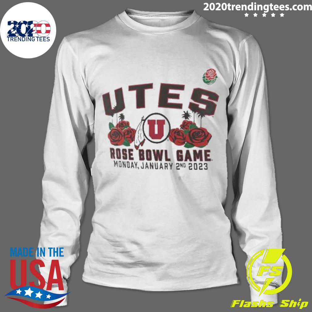 Nice utah Utes Rose Bowl Game 2023 - Adult & Kids T-Shirts, Sweatshirts & Hoodies apparel design preview 4