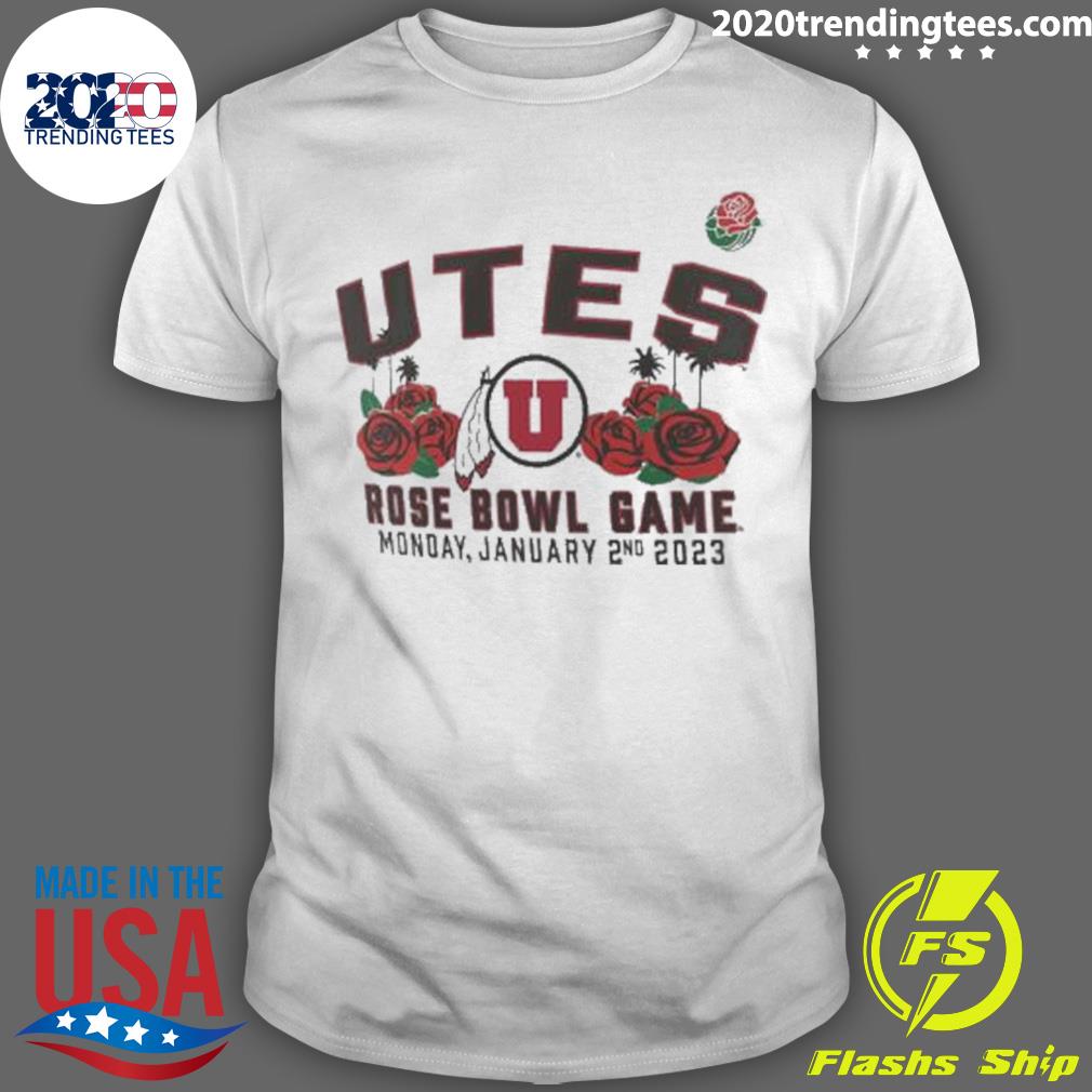 Nice utah Utes Rose Bowl Game 2023 - Adult & Kids T-Shirts, Sweatshirts & Hoodies apparel design preview 1