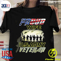 Nice vintage Flag American Proud Wife U.S. Army - Adult & Kids T-Shirts, Sweatshirts & Hoodies apparel design preview 1