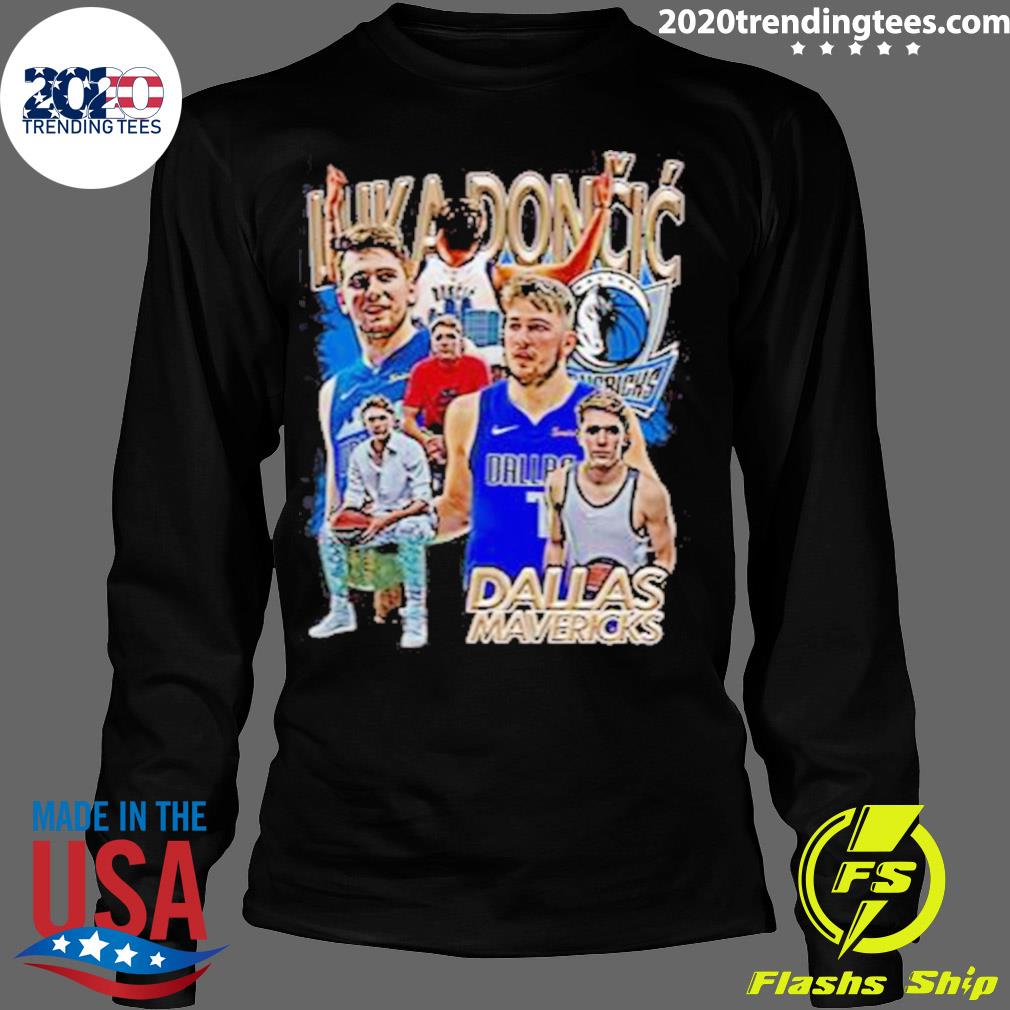 Nice vintage Nba Dallas Mavericks Luca Doncic - Adult & Kids T-Shirts, Sweatshirts & Hoodies apparel design preview 4