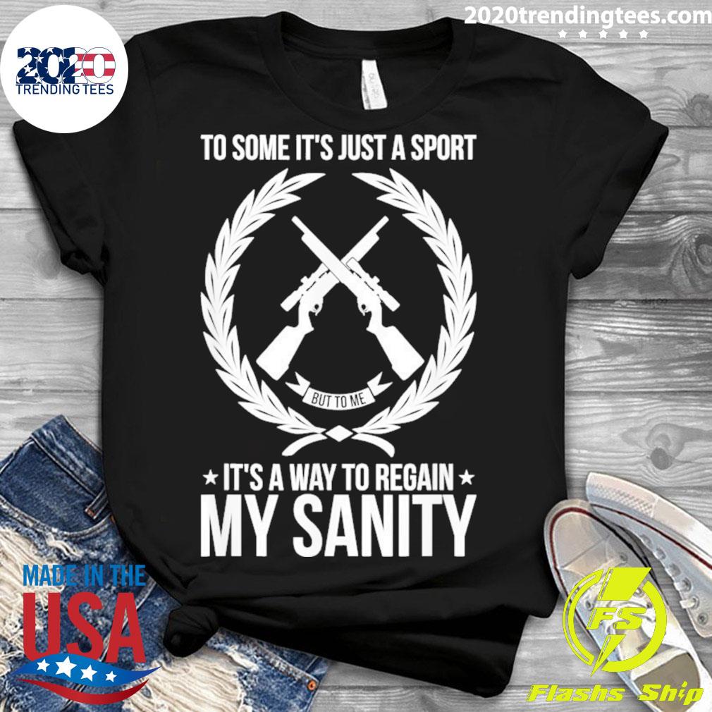 Nice way To Regain My Sanity Coyote Hunting - Adult & Kids T-Shirts, Sweatshirts & Hoodies apparel design preview 3